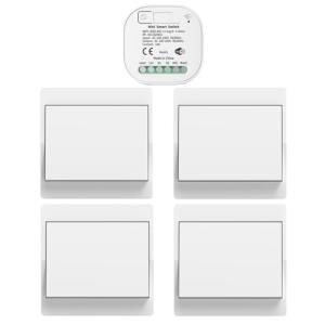 Cerhot Tuya - Juego de interruptores de luz inteligentes co…