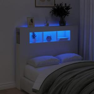 Willood Cabecero con LED, Cabecera con Almacenaje, Cabezal…