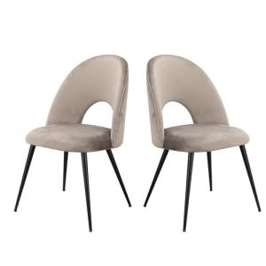 Genérico Sillas de Comedor Pack 2,Silla Skeleton Patas Meta…