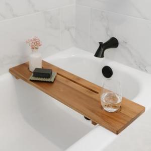 Bandeja de bañera Nature Shed, Bandeja de baño de Madera de…