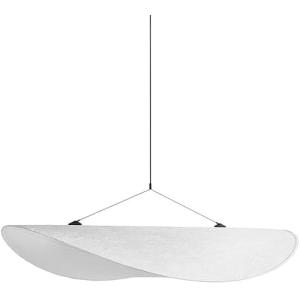 KiLoom Lámpara LED de 50cm de diámetro, candelabro de tela…