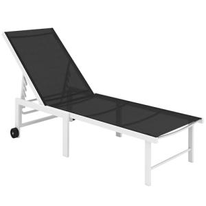 Outsunny Tumbona Reclinable Tumbona Jardín Exterior con Rue…