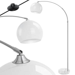 KESSER® Lámpara de arco con base estable de mármol, altura…