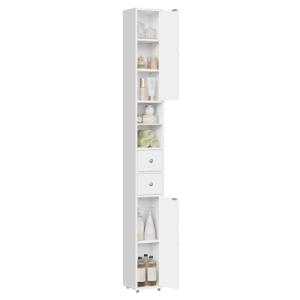 EUGAD Mueble Baño Estrecho, Armario WC con Estantes Ajustab…