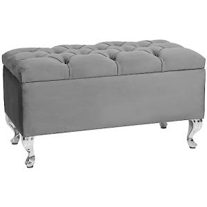 LORDLY Banco Almacenaje Banqueta Tapizado MODIANO CR 81x42c…