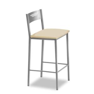 ASTIMESA Taburete Alto de Cocina 70 cms Polipiel beig