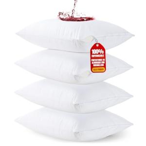 Utopia Bedding Funda Almohada Impermeables 40 x 70 cm - Pac…