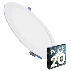 LED ATOMANT Pack 20x Downlight LED Panel Extraplano Redondo…