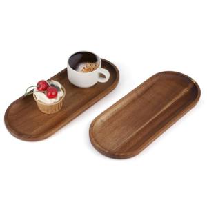 Supaway 2 Oval bandeja de madera Bandeja decorativa ovals d…