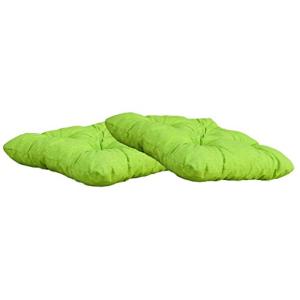 Chicreat Cojines para asiento, 50 × 50 × 8 cm, verde/amaril…