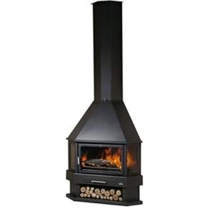 BRICOSOL CHIMENA DE LEÑA METÁLICA DE RINCÓN BRONPI Modelo L…