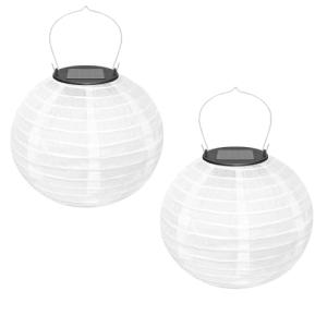 Ledeak 2 Piezas Farolillos Solares Exterior, 20cm Poliéster…
