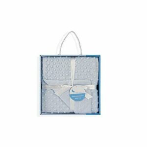 INTERBABY - Manta para bebés, 0.80 x 1.10 m, color azul