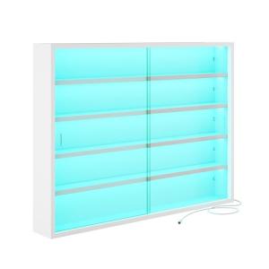 Vitrina Coleccionable de 5 Niveles con Iluminación LED, Vit…
