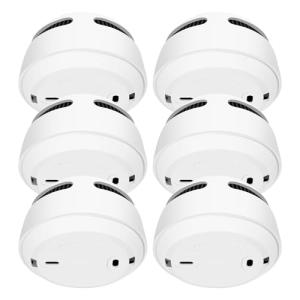 Detector de Humo, Juego de 6 Detectores de Humos Smoke Dete…