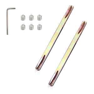HSUYUN 2 Piezas Eje de Manija de Puerta, 8 x 130 mm Barra d…