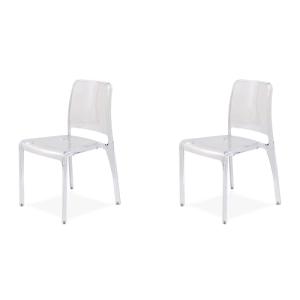Formarreda Silla ANDROMEDA de policarbonato transparente ne…