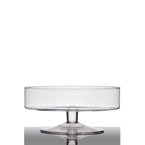 INNA-Glas Recipiente para Servir Corie con pie, cilíndrico…