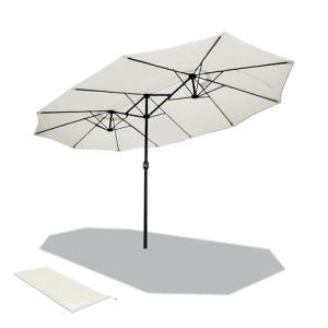 VOUNOT Sombrilla Parasol Rectangular, Sombrillas Jardin Gra…