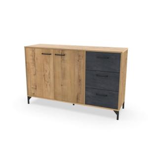 Aparador Salón Comedor, Buffet, Mueble Auxiliar, 2 puertas…