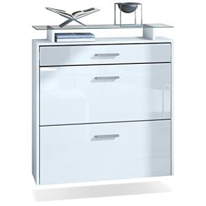 Vladon Zapatero Malea, Zapatero Colgante para 16 Pares de Z…