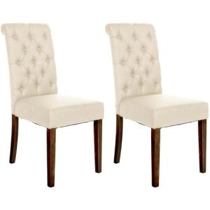 CLP Set De 2 Sillas De Comedor Lisburn En Tela o Terciopelo…