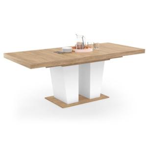 IDMarket ELIAD - Mesa de comedor extensible rectangular 6-1…