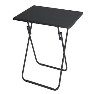 HERSIG - Mesas Auxiliares Plegables - Mesa Plegable Negra 4…