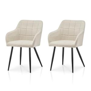 TUKAILAi Juego de 2 sillas de comedor, sillas de cocina de…