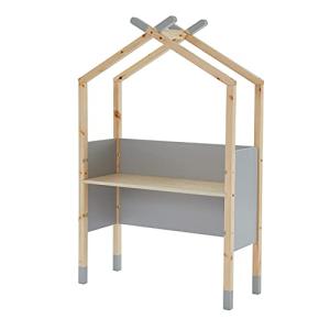 BAÏTA - Escritorio Infantil Tipi Tiny Gris y Pino