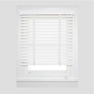 APEX FURNISHINGS Persianas venecianas de madera sintética p…