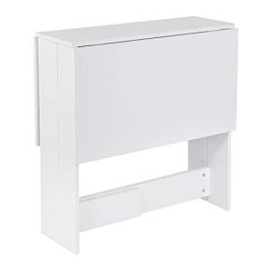 HUOLE Mesa de Comedor Plegable con Ruedas Mesa de Cocina Ex…