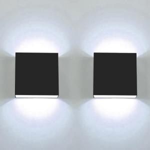CHEVVY 2 Piezas Aplique LED de Pared Interior 7W Luz Blanca…