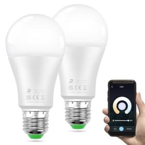 DUSKTEC Bombilla Inteligente Alexa, Bombilla LED E27 Luz Re…