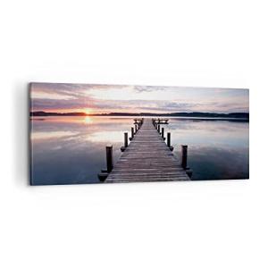 Lienzos decorativos 100x40cm Cuadro Sobre Lienzo Moderno Pa…
