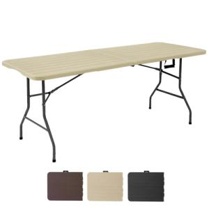 LOLAhome Mesa Plegable Efecto Madera Roble | Marrón Claro,…