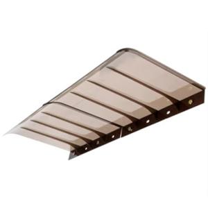 Tejadillo de Protección Marrón,Marquesina para Puertas Resi…