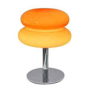 GUANSHAN Lámpara de mesa de cristal Vintage, luz de noche e…