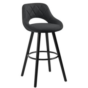 WOLTU Taburete Cocina Alto con Respaldo Ahuecado y Reposapi…