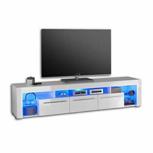 Stella Trading GOAL Mueble bajo blanco con iluminación led…