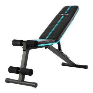 Cecotec Banco Musculación Plegable y Acolchado, Gimnasio en…
