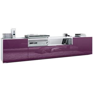 Vladon Mueble TV Mogan, Mueble Televisor con 2 Puertas, 1 P…