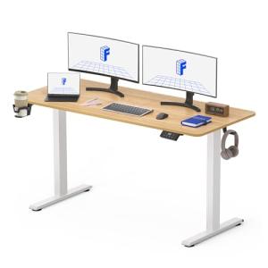 FLEXISPOT Escritorio Elevable con Tablero 140x60 Mesa Eleva…