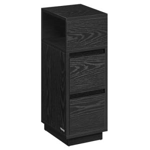 VASAGLE Mesita de Noche Estrecha, Mesa Auxiliar con 2 Cajon…