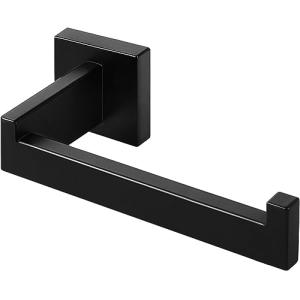 HITSLAM Portarrollos Papel Higiénico Baño Negro, 304 Acero…