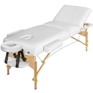 TecTake® Camilla Masaje Plegable de Madera, Camilla Profesi…