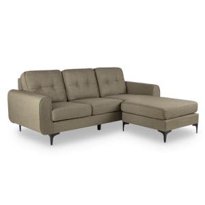 Mc Haus Gin Beige Caqui - Sofa, Sofá chaiselongue Acolchado…