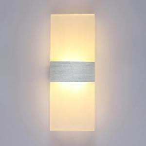 DAGORD Aplique Pared Interior LED Lámpara de Pared Blanca M…