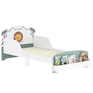 AIYAPLAY Cama Infantil 70x140 cm de Madera con Almacenaje C…
