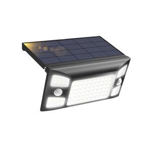 intelamp Luz Solar Exterior, 1300LM/3 Modos Focos Solares E…